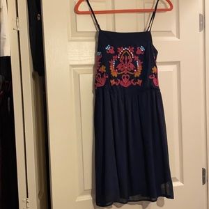 Navy blue sundress